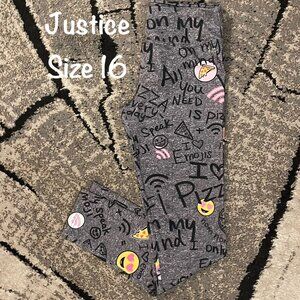 Girl's Size 16 Justice Leggings